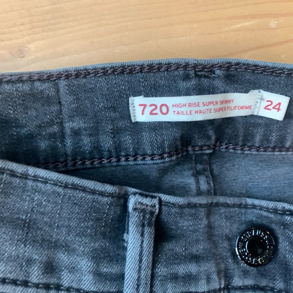 Levi’s Jeans 720 High Rose Super Skinny 24 - Picture 3 of 4